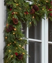 Balsam Hill 120" Outdoor Winter Evergreen Christmas Garland