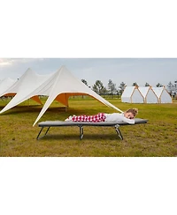 Streamdale Furniture Folding Camping Cot - Adjustable Heavy Duty with Carry Bag