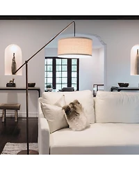 Hudson 70" Led Arc Floor Lamp with Adjustable Height