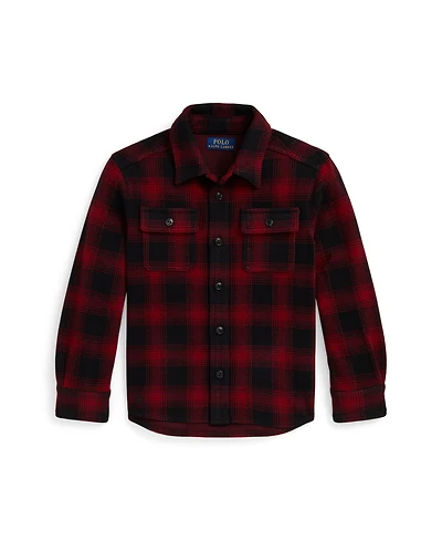 Polo Ralph Lauren Boys 2-7 Plaid Long Sleeve Shirt