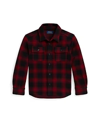 Polo Ralph Lauren Boys 2-7 Plaid Long Sleeve Shirt