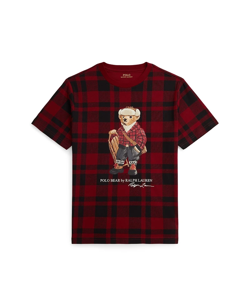 Polo Ralph Lauren Boys 8-20 Plaid Short Sleeves T-Shirt