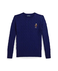 Polo Ralph Lauren Boys 8-20 Bear Cable-Knit Sweater