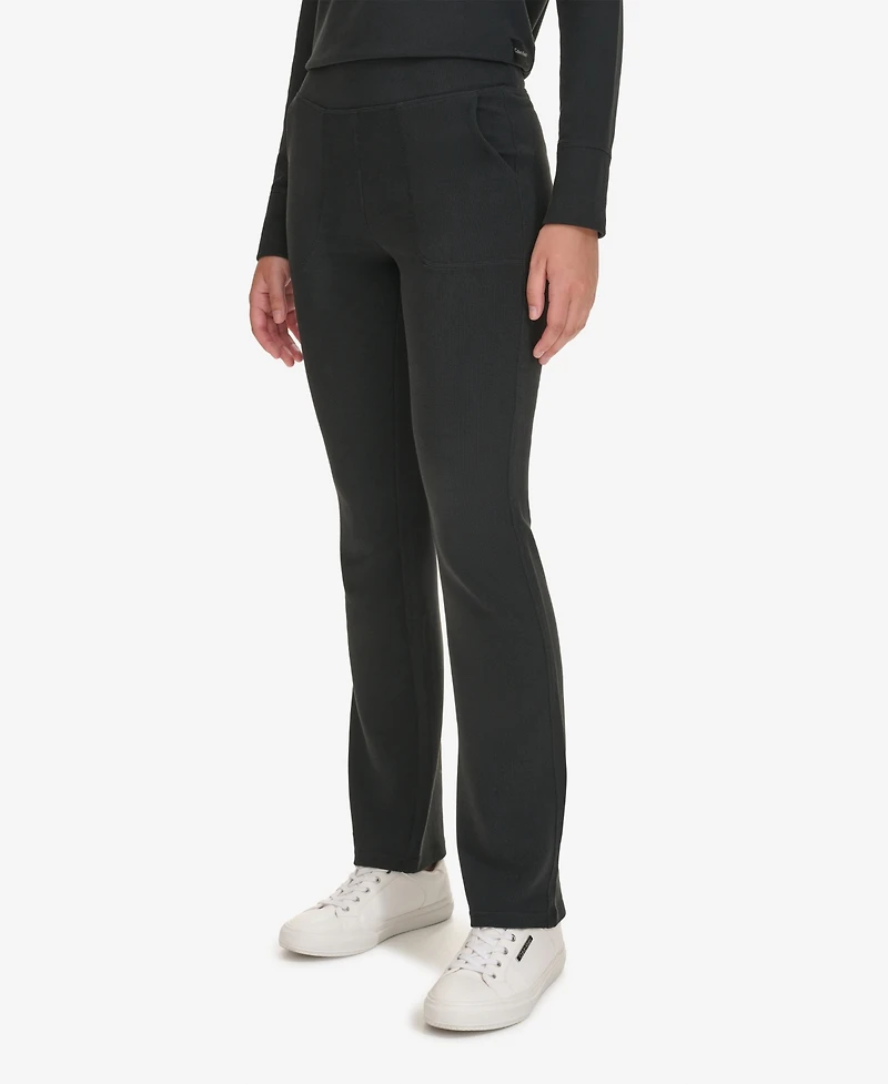 Calvin Klein Women's Flare-Leg High-Waist Pants