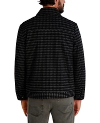 Karl Lagerfeld Paris Men's Textured Shirt Jacket
