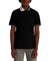 Karl Lagerfeld Paris Men's Collared Polo T-Shirt