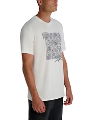 Karl Lagerfeld Paris Men's Kl Squared Print T-Shirt