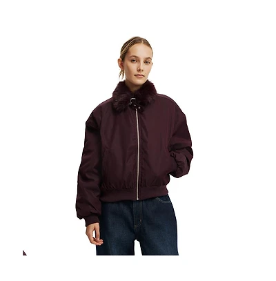 Cotton On Women's Astro Collared Bomber
