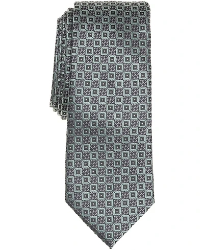 Alfani Men's Thayer Geo Pattern Slim Tie, Macy's Exclusive
