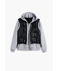Desigual Women's Sweatshirt kombiniert mit gepolsterter Weste
