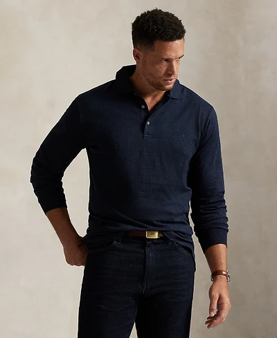 Polo Ralph Lauren Men's Big & Tall Long-sleeved Glen Shirt