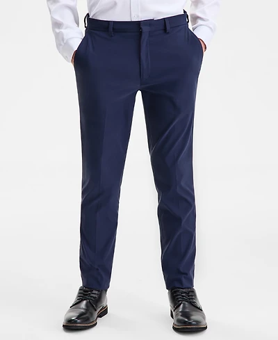 B By Brooks Brothers Boys 8-20 Navy Plain Classic Pants