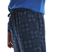 Nautica Men's Fleece Patchwork Plaid Pajama Pants