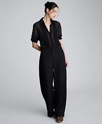 Kenneth Cole Women's Wide Leg High Rise Pants
