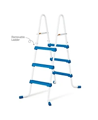 Funsicle 36 Inch SureStep 3 Stair Outdoor Above Ground Swimming Pool Ladder