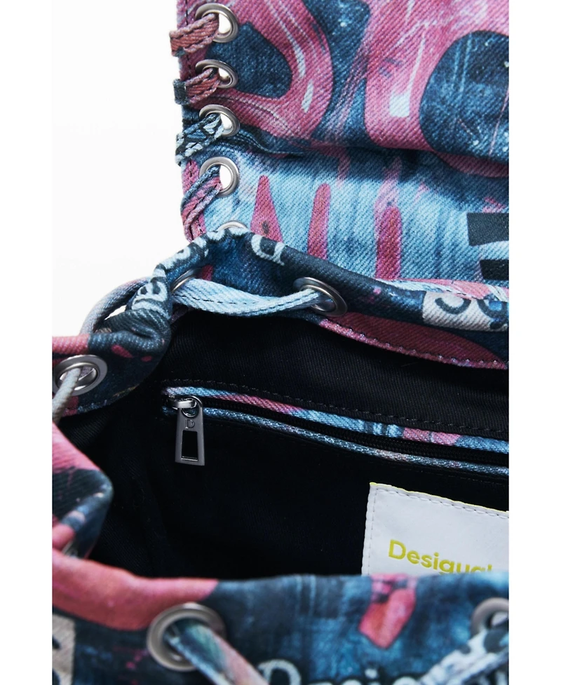 Desigual Women's Small graffiti backpack
