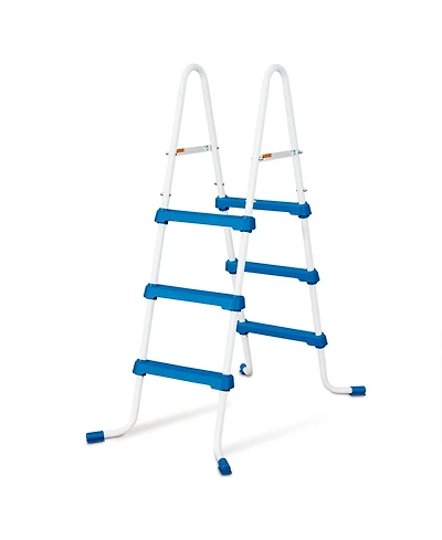 Funsicle 42 Inch SureStep 3 Stair Outdoor Above Ground Swimming Pool Ladder