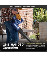 Sun Joe Electric All Purpose Leaf Blower, 6 Amp Motor, 155MPH Speed, SBJ597E-sjb