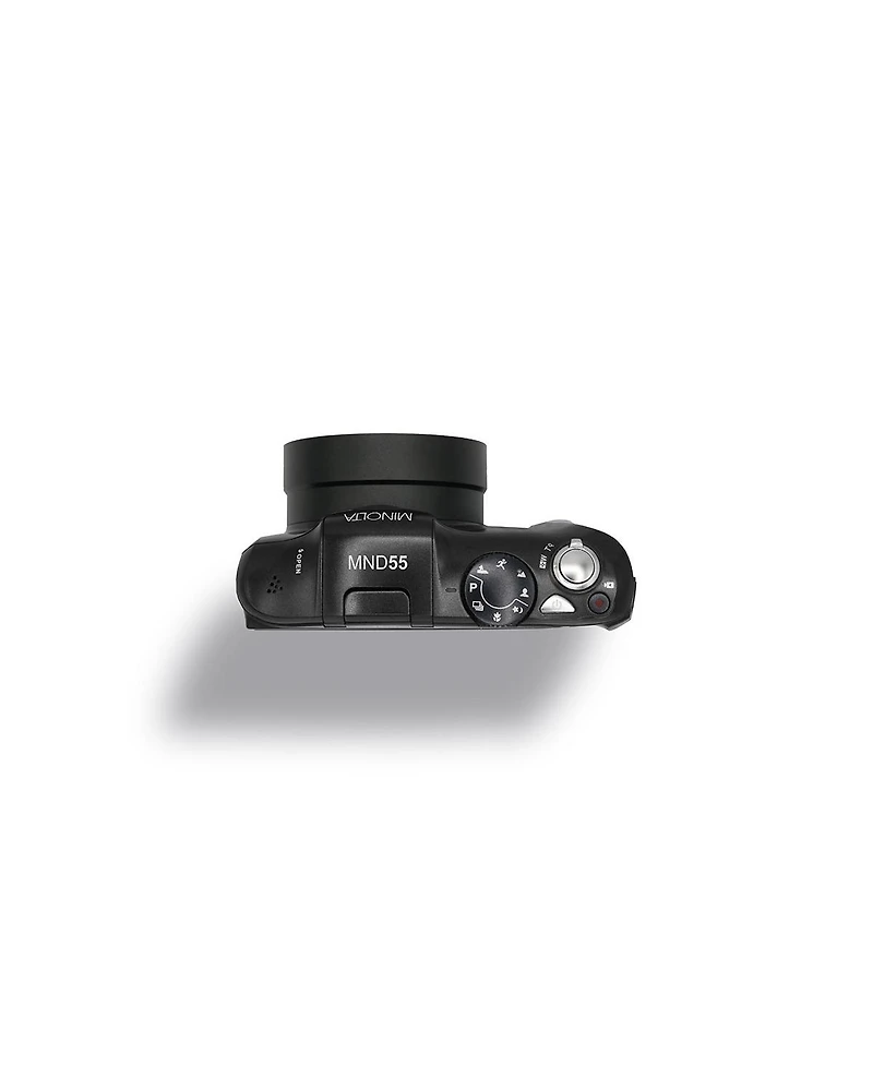 Minolta MND55 64 Mp Af 4K Ultra Hd Digital Camera with WiFi, Black