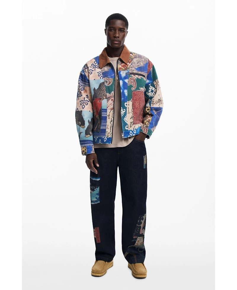 Desigual Men's Patchwork Jacket