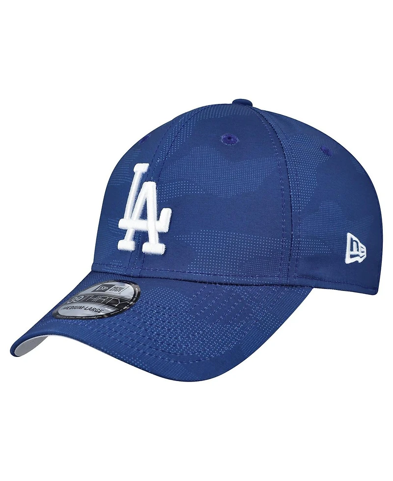 New Era Men's Royal Los Angeles Dodgers Tonal Camo 39THIRTY Flex Hat