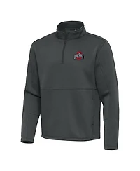 Antigua Men's Ohio State Buckeyes Twist Quarter-Zip Pullover Jacket