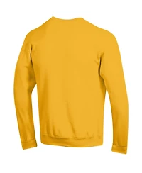 Champion Men's Maize Michigan Wolverines Basic Arch Fleece Pullover Sweatshirt