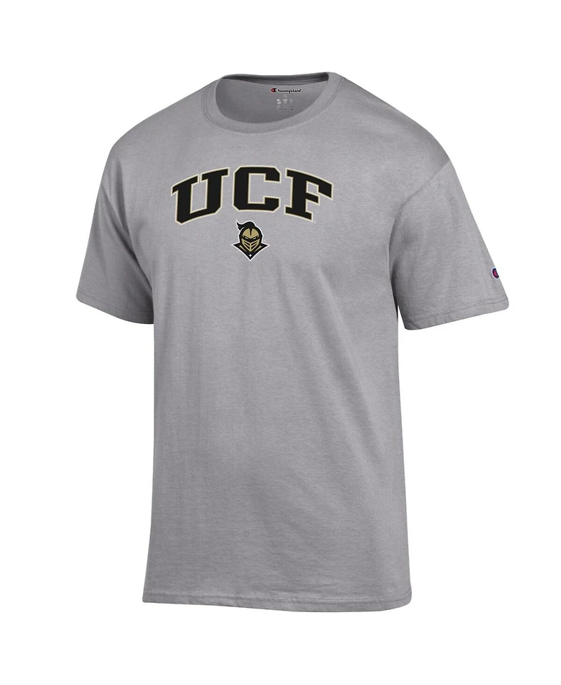 Champion Men's Heather Gray Ucf Knights Arch Over Logo T-Shirt