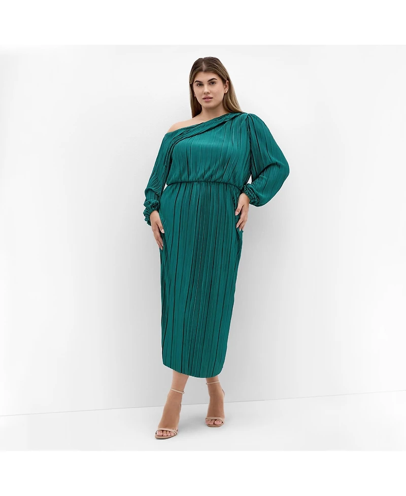 City Chic Women's Jay Off Shoulder Dress