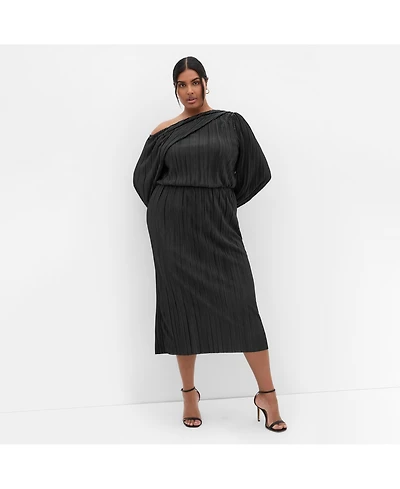 City Chic Women's Jay Off Shoulder Dress
