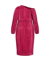 City Chic Plus Jay Off Shoulder Dress
