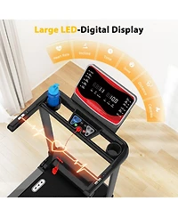 Redliro Folding Treadmill for Home with Incline, 350 lbs Capacity, Running Machine with Bluetooth Speaker