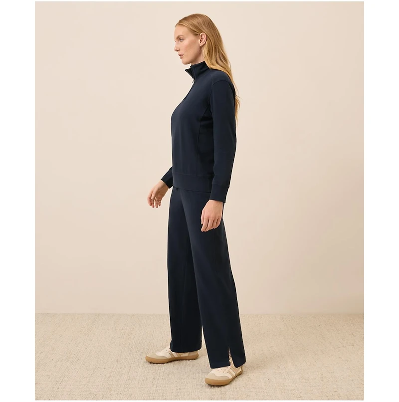 Pact Women's Organic Cotton Roam Travel Wide Leg Pant