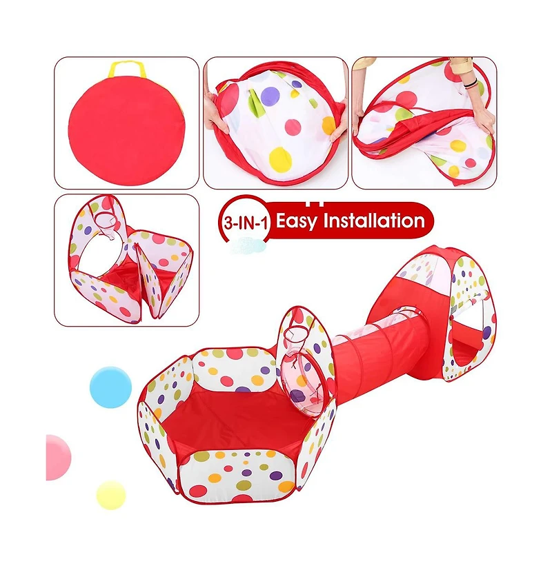 Lycvki Child Tent Kids Play Tent Foldable Children Play House