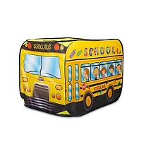Lycvki Kids Play Tent Foldable Pop Up School Bus Tent Portable Children Baby Play House