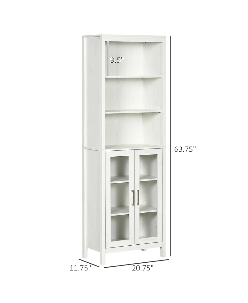 Slickblue Wall-Mounted Bathroom Cabinet with Waterproof Coating and Storage Shelves