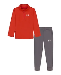 Under Armour Boys 2T-7 2-Piece Quarter-Zip Top and Joggers Set