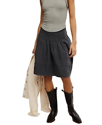 Free People Women's Peyton Pintuck Midi skirt