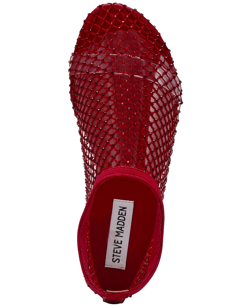 Steve Madden Women's Mino Mesh Rhinestone Flats