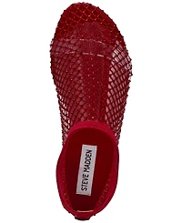 Steve Madden Women's Mino Mesh Rhinestone Flats
