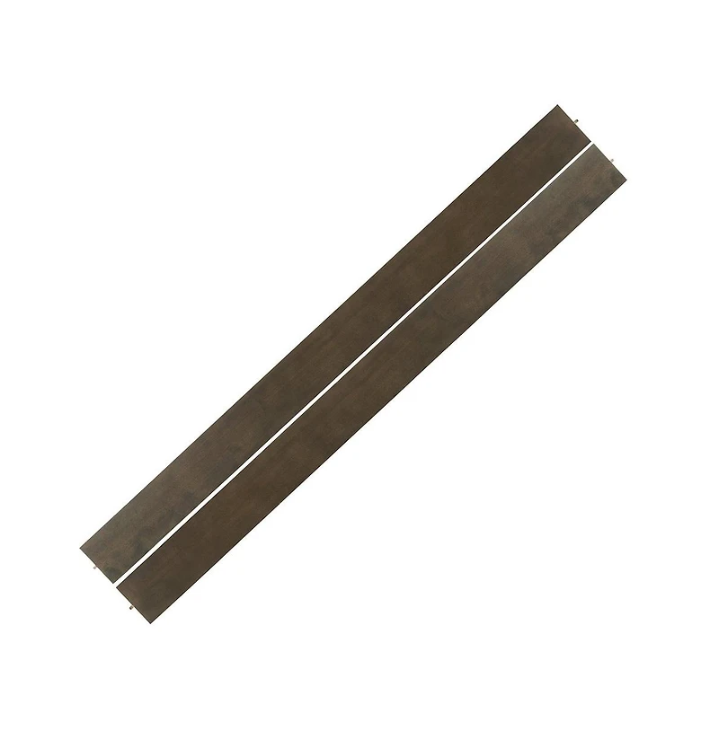 Westwood Design Dovetail Contemporary Wood Bed Rails in Graphite Gray