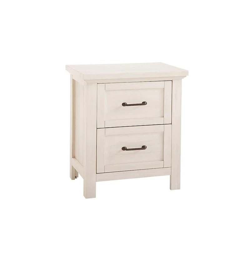 Westwood Design Westfield Traditional Nightstand in Brushed White Finish