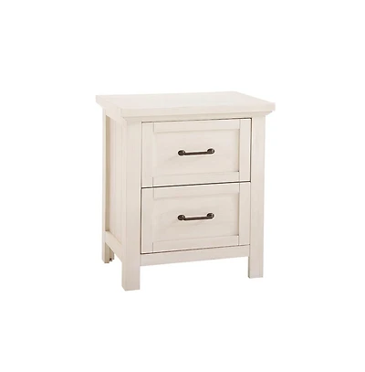 Westwood Design Westfield Traditional Nightstand in Brushed White Finish