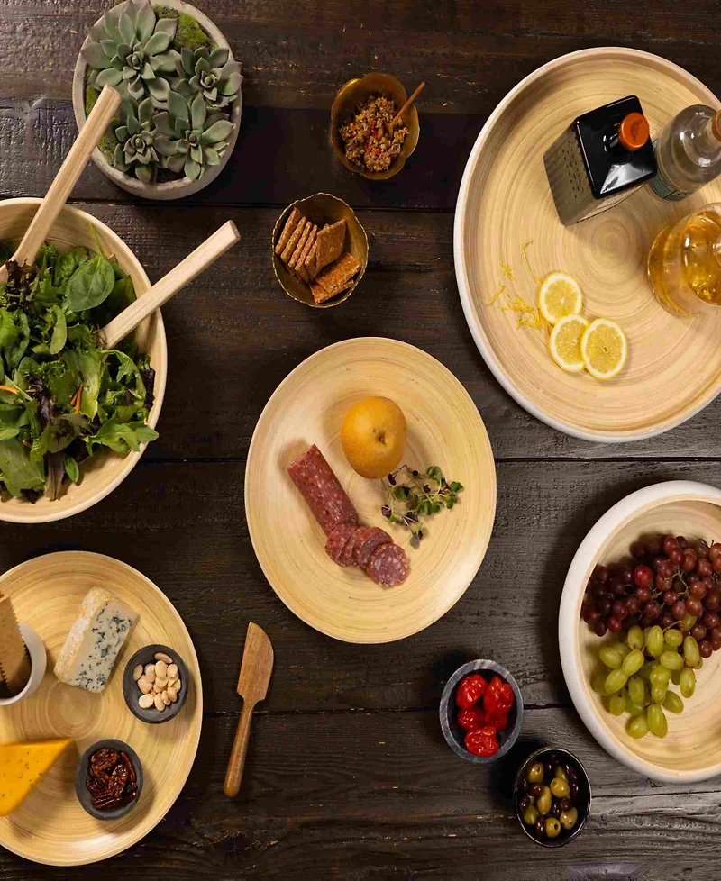 Joyce Chen Lexa Collection 12" Footed Plate