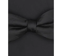 Alfani Men's Mini-Pattern Bow Tie & Solid Pocket Square Set
