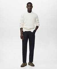 Mango Men's Fluid Straight-Leg Pants