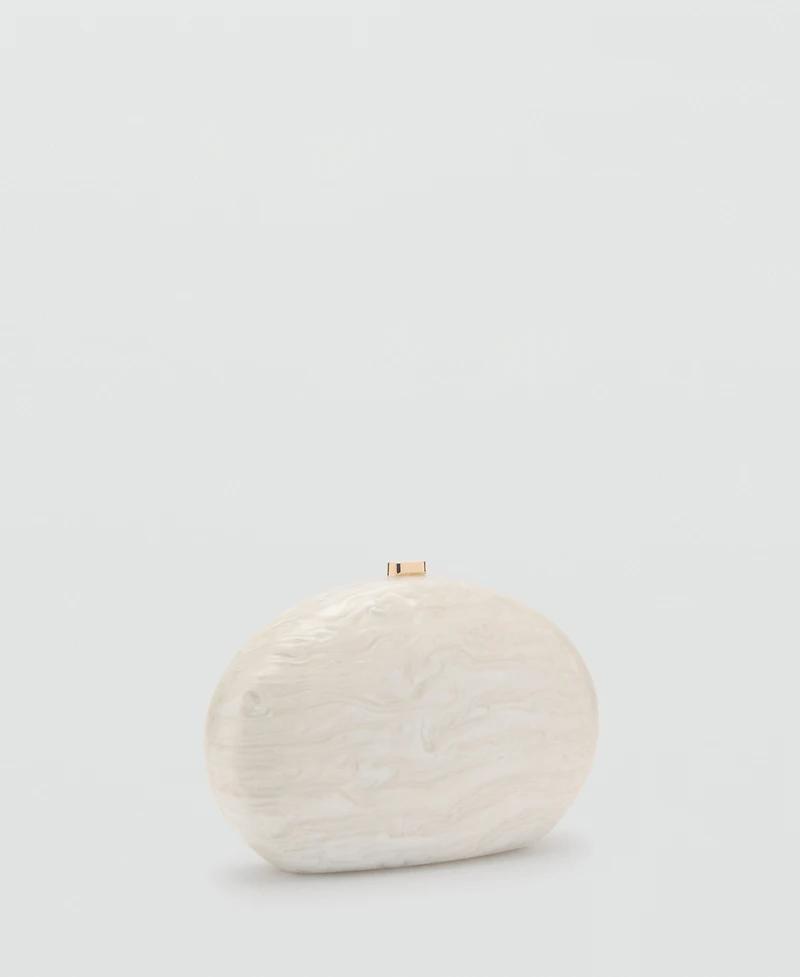 Mango Women's Oval Clutch Bag
