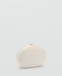 Mango Women's Oval Clutch Bag