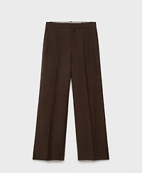 Mango Women's Lyocell Suit Straight Pants