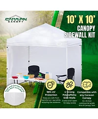 Caravan Canopy 10 x 10 Foot Commercial Tent Sidewalls (Sidewalls Only)